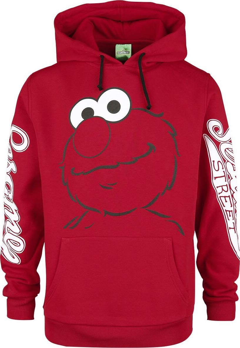 Sesame Street Elmo Mikina s kapucí červená - Merchstore.cz Sesame Street Elmo Mikina s kapucí červená - Merchstore.cz