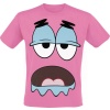 SpongeBob SquarePants Patrick Big Face Tričko růžová - Merchstore.cz