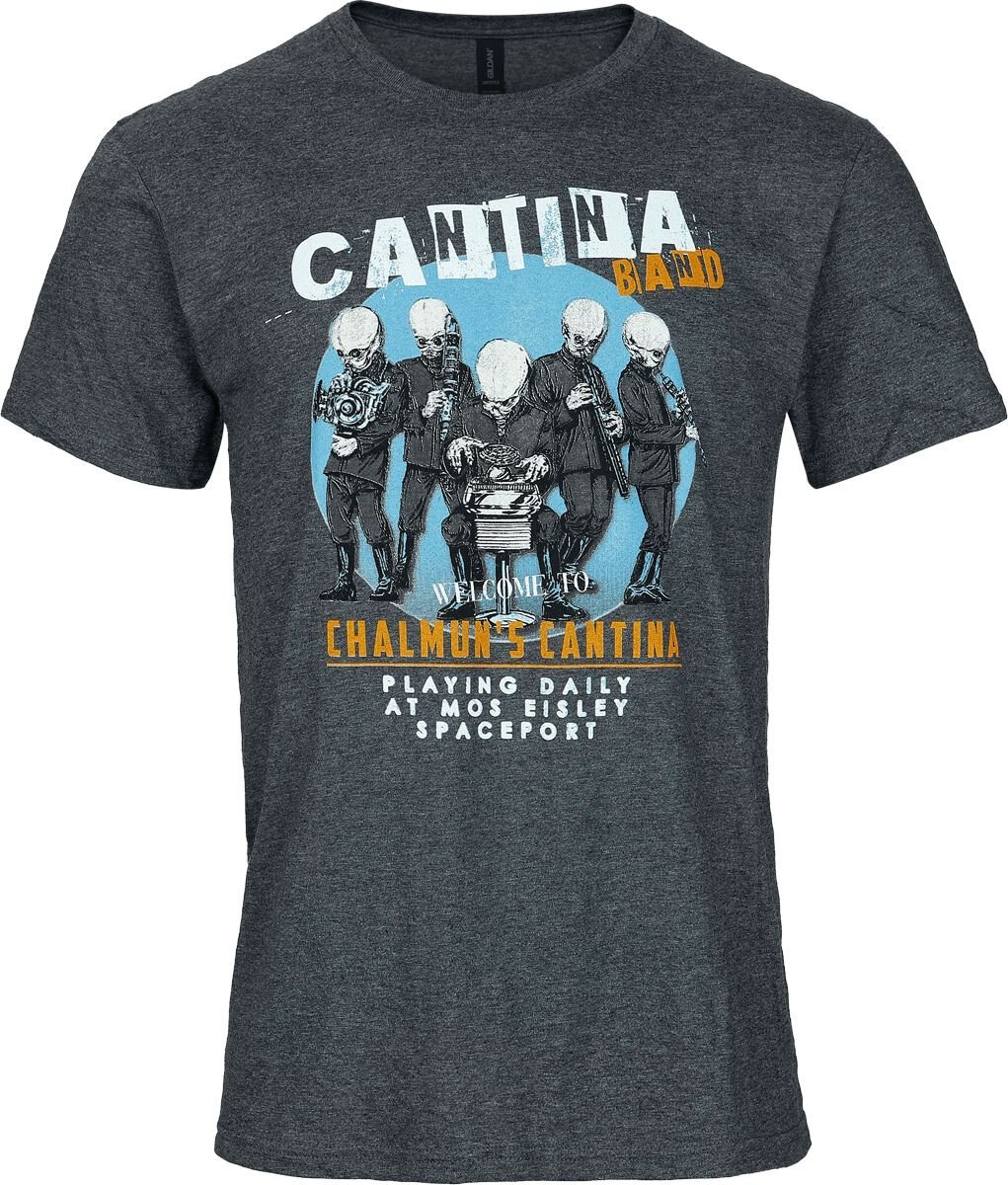 Star Wars Cantina Band Tričko antracit mix - Merchstore.cz Star Wars Cantina Band Tričko antracit mix - Merchstore.cz