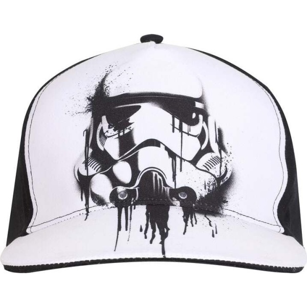 Star Wars Dripping Stormtrooper Cap Baseballová kšiltovka bílá - Merchstore.cz