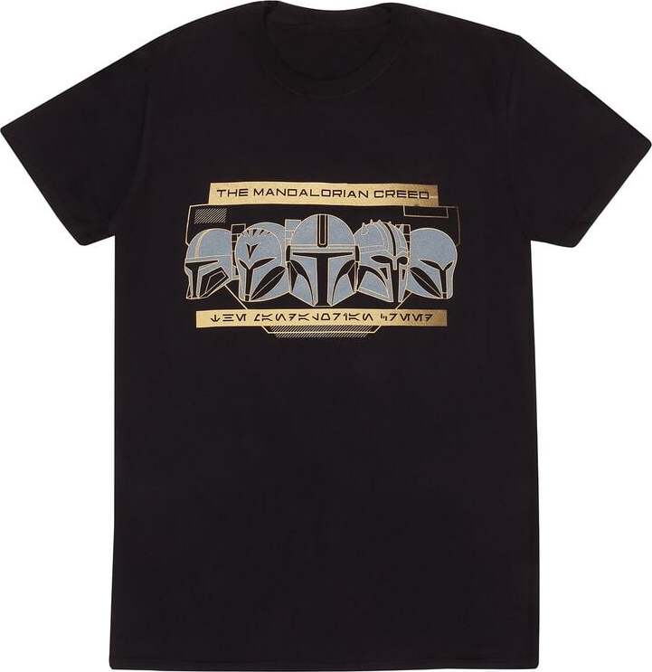 Star Wars The Mandalorian - Row of Helmets Tričko černá - Merchstore.cz Star Wars The Mandalorian - Row of Helmets Tričko černá - Merchstore.cz