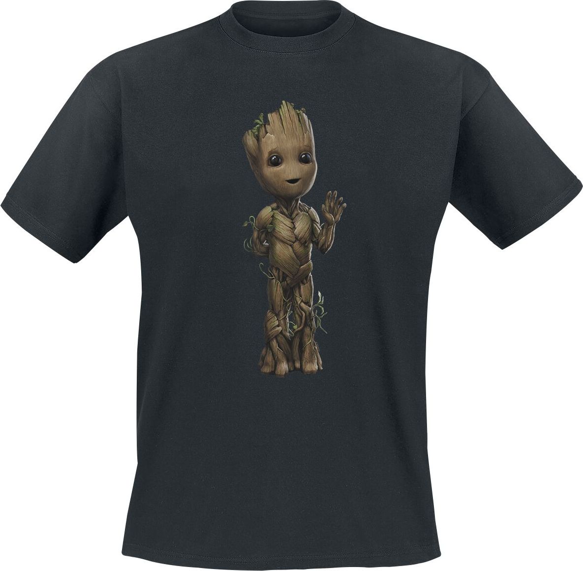 Strážci galaxie I Am Groot - Wave Pose Tričko černá - Merchstore.cz Strážci galaxie I Am Groot - Wave Pose Tričko černá - Merchstore.cz