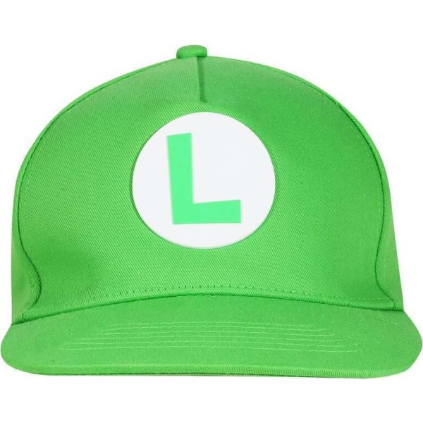 Super Mario Luigi Badge kšiltovka zelená - Merchstore.cz