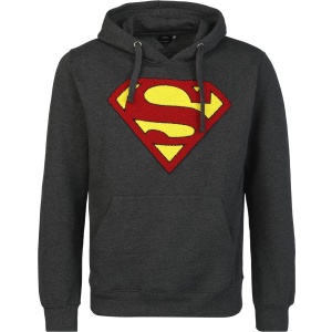 Superman Logo Mikina s kapucí černá - Merchstore.cz