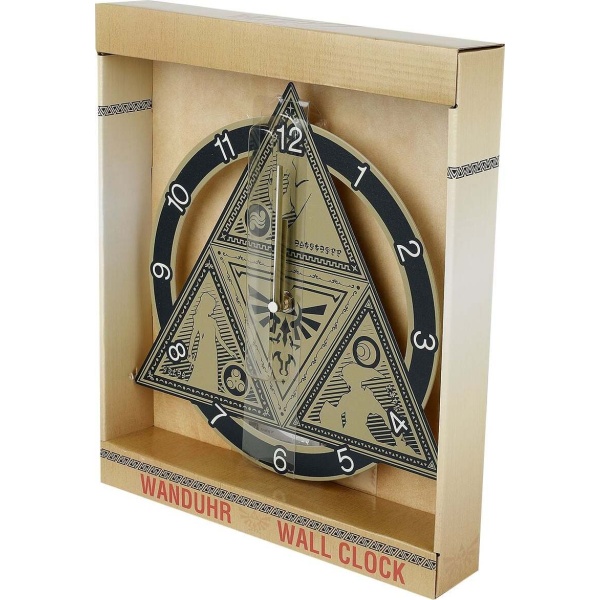 The Legend Of Zelda Triforce Nástenné hodiny standard - Merchstore.cz