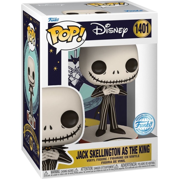 The Nightmare Before Christmas Vinylová figurka č.1401 Jack Skellington as the King Sberatelská postava vícebarevný - Merchstore.cz