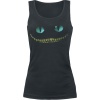 Alice in Wonderland Grinsekatze - Smile Dámský top černá - Merchstore.cz