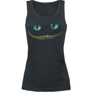 Alice in Wonderland Grinsekatze - Smile Dámský top černá - Merchstore.cz