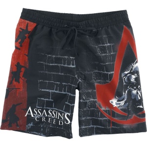 Assassin's Creed Wall Jump Pánské plavky černá - Merchstore.cz