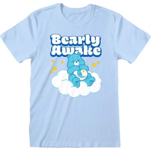 Care Bears Bedtime Bear - Bearly Awake - Schlummerbärchi Tričko světle modrá - Merchstore.cz