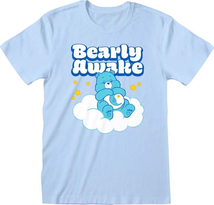 Care Bears Bedtime Bear - Bearly Awake - Schlummerbärchi Tričko světle modrá - Merchstore.cz Care Bears Bedtime Bear - Bearly Awake - Schlummerbärchi Tričko světle modrá - Merchstore.cz