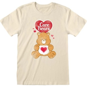 Care Bears Tenderheart Bear - Schmusebärchi Tričko přírodní - Merchstore.cz