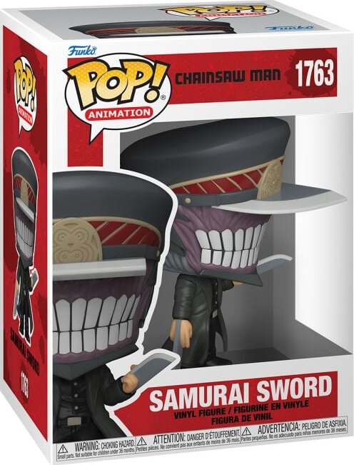 Chainsaw Man Vinylová figurka č.1763 Samurai Sword Sberatelská postava vícebarevný - Merchstore.cz Chainsaw Man Vinylová figurka č.1763 Samurai Sword Sberatelská postava vícebarevný - Merchstore.cz