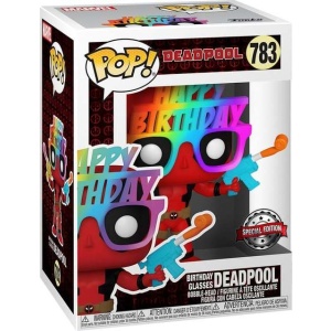 Deadpool Vinylová figurka č.783 30th Birthday Glasses Deadpool Sberatelská postava standard - Merchstore.cz