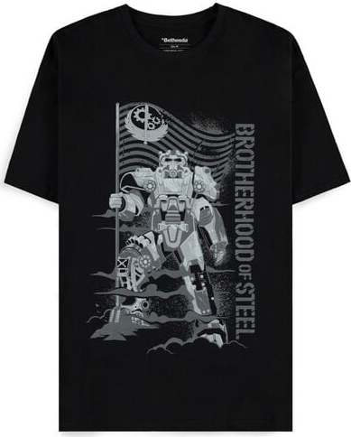 Fallout Vault 33 - Steel Tričko černá - Merchstore.cz Fallout Vault 33 - Steel Tričko černá - Merchstore.cz