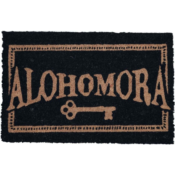 Harry Potter Alohomora Rohožka matná černá - Merchstore.cz