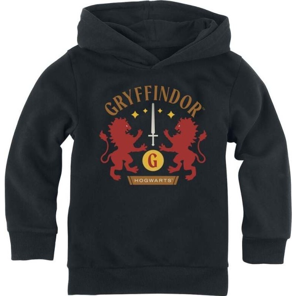 Harry Potter Gryffindor detská mikina s kapucí černá - Merchstore.cz