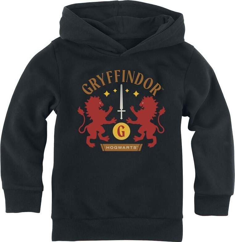 Harry Potter Gryffindor detská mikina s kapucí černá - Merchstore.cz Harry Potter Gryffindor detská mikina s kapucí černá - Merchstore.cz