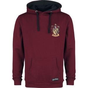 Harry Potter Gryffindor Mikina s kapucí burgundská červeň - Merchstore.cz