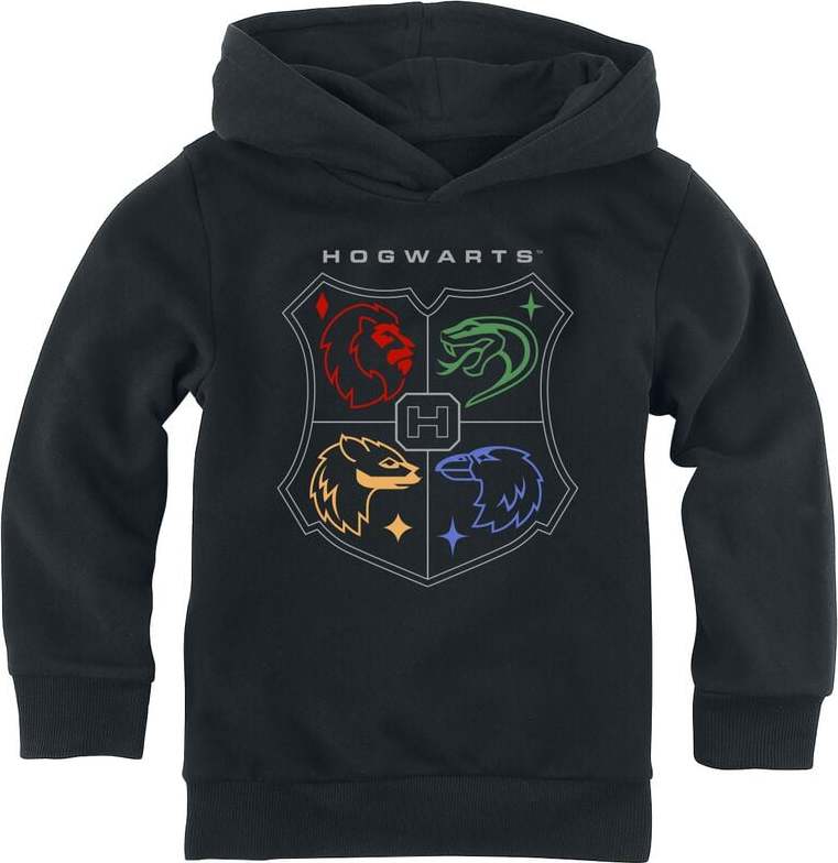 Harry Potter Hogwarts detská mikina s kapucí černá - Merchstore.cz Harry Potter Hogwarts detská mikina s kapucí černá - Merchstore.cz