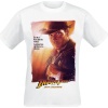 Indiana Jones The Last Crusade Poster Tričko bílá - Merchstore.cz