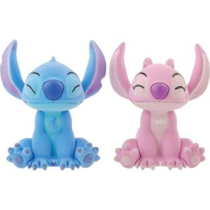 Lilo & Stitch Stitch & Angel kissing (Flocked) Sberatelská postava vícebarevný - Merchstore.cz