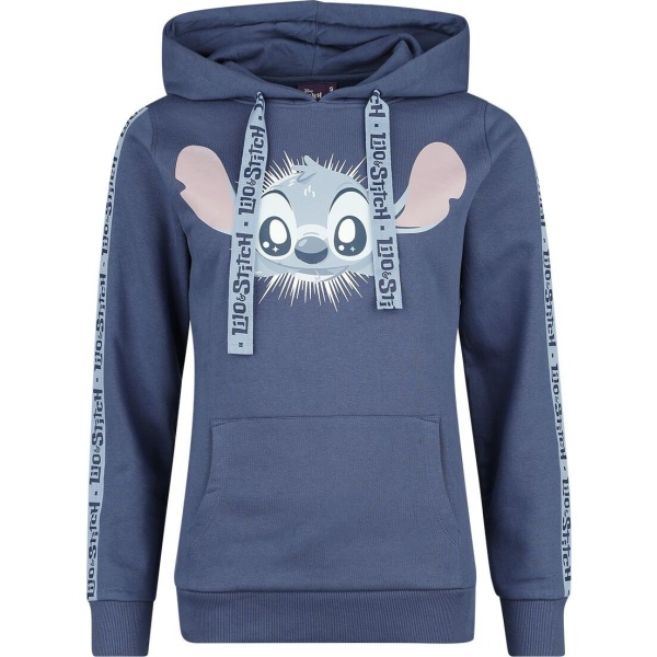 Lilo & Stitch Stitch - Spooky Dámská mikina s kapucí modrá - Merchstore.cz