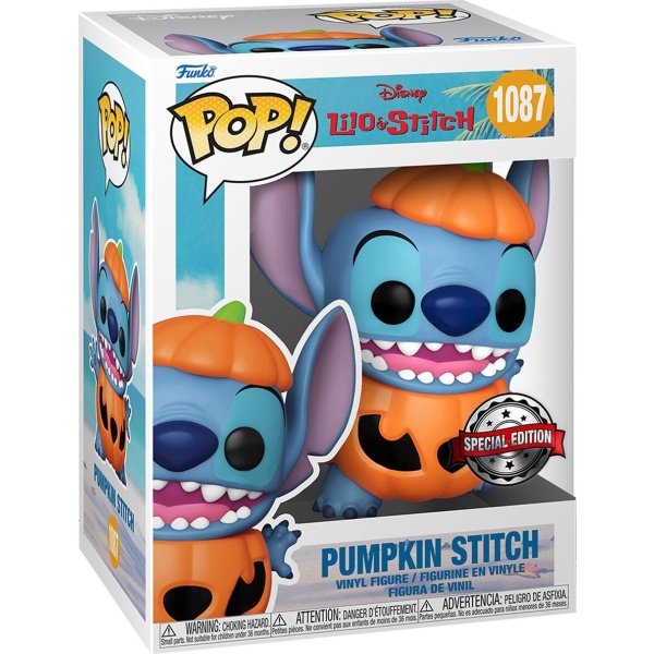 Lilo & Stitch Vinylová figurka č.1087 Pumpkin Stitch Sberatelská postava standard - Merchstore.cz