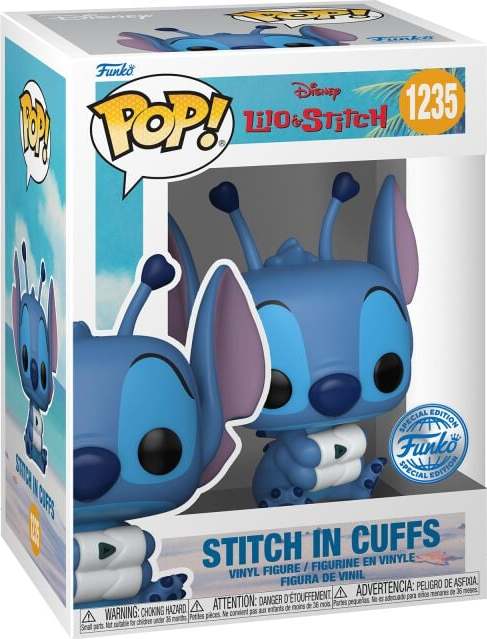 Lilo & Stitch Vinylová figurka č.1235 Stitch in Cuffs Sberatelská postava standard - Merchstore.cz