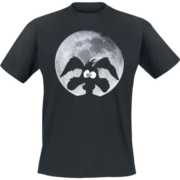 Looney Tunes Coyote - Moonlight Tričko černá - Merchstore.cz