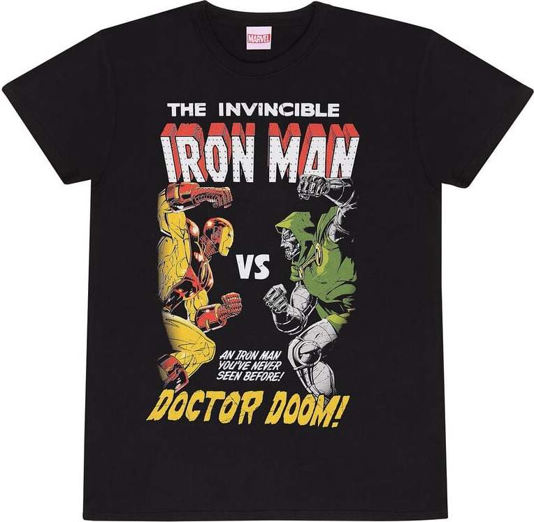 Marvel Comics Iron Man vs Doom Tričko černá - Merchstore.cz Marvel Comics Iron Man vs Doom Tričko černá - Merchstore.cz