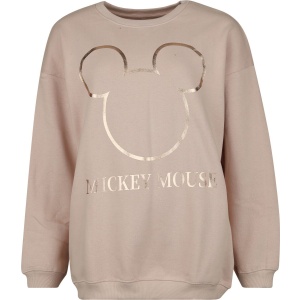 Mickey & Minnie Mouse Oversized mikina Mickey Mouse Dámská mikina světle růžová - Merchstore.cz