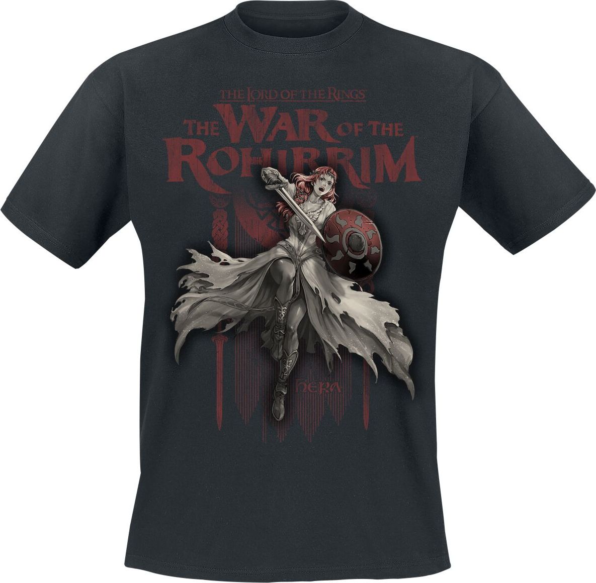 Pán prstenů Die Schlacht der Rohirrim - Hera Of Rohan Tričko černá - Merchstore.cz Pán prstenů Die Schlacht der Rohirrim - Hera Of Rohan Tričko černá - Merchstore.cz