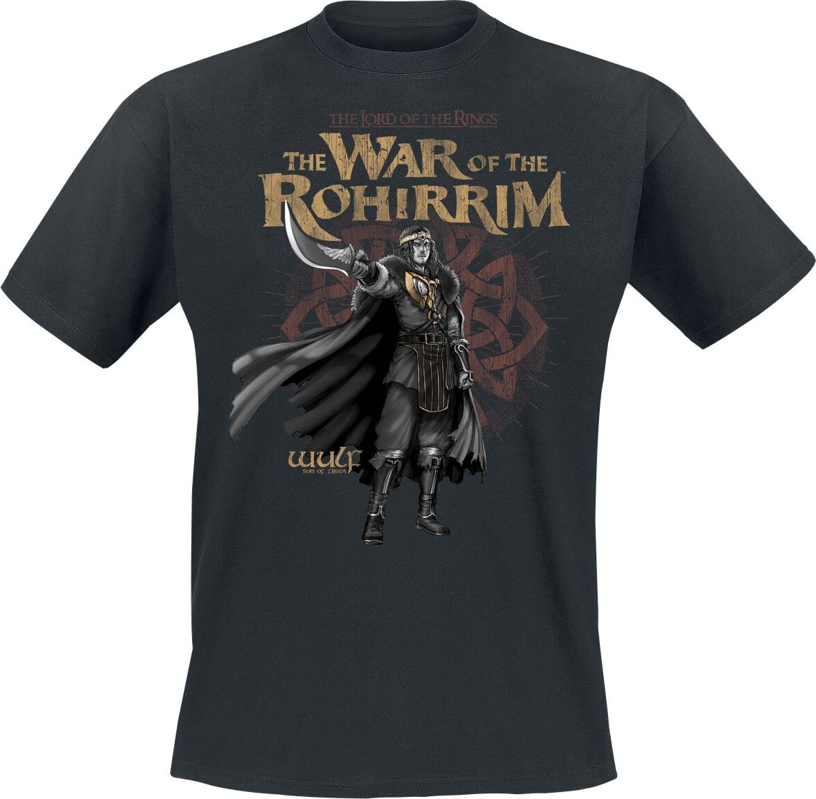 Pán prstenů Die Schlacht der Rohirrim - Wulf Tričko černá - Merchstore.cz Pán prstenů Die Schlacht der Rohirrim - Wulf Tričko černá - Merchstore.cz