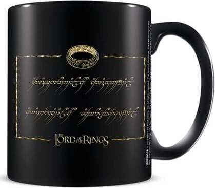 Pán prstenů One Ring Hrnek cerná/zlatá - Merchstore.cz Pán prstenů One Ring Hrnek cerná/zlatá - Merchstore.cz