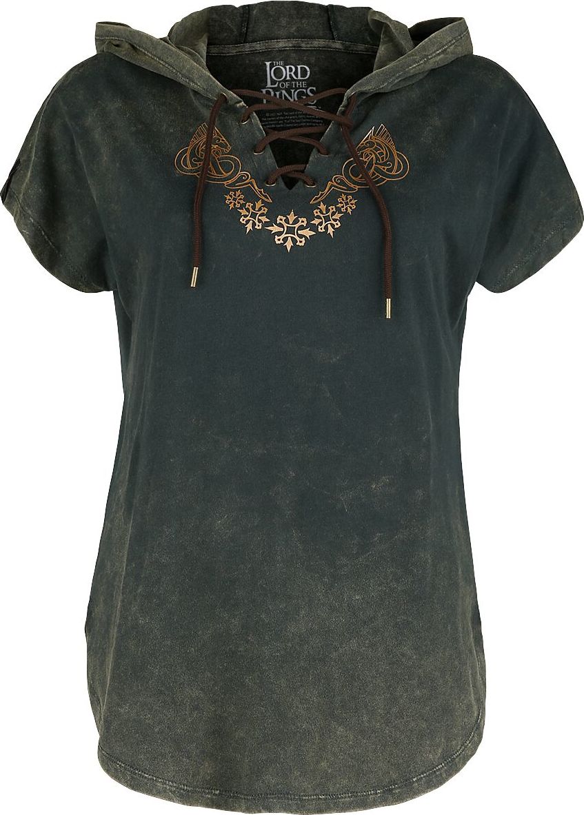 Pán prstenů Rohan Dámské tričko tmave zelená - Merchstore.cz Pán prstenů Rohan Dámské tričko tmave zelená - Merchstore.cz