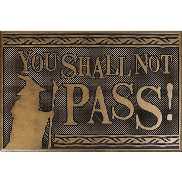 Pán prstenů Shall Not Pass Rohožka vícebarevný - Merchstore.cz