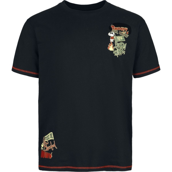 Peanuts Cool Blooded Tričko černá - Merchstore.cz