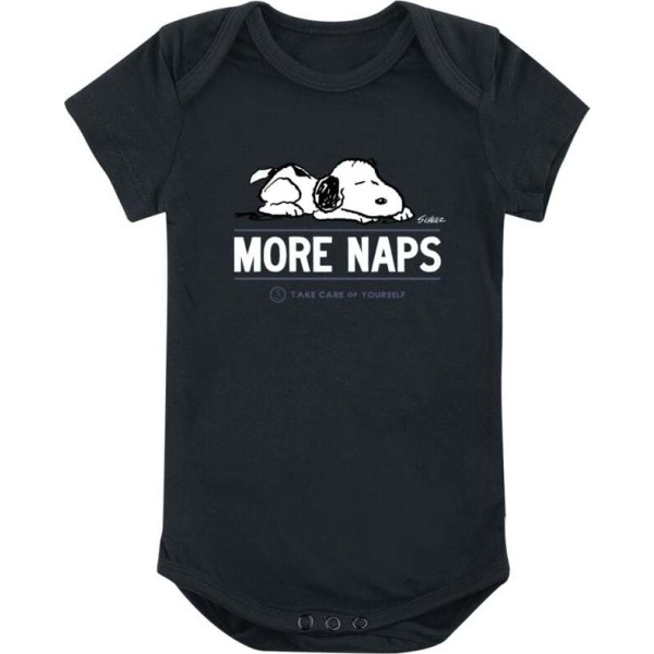 Peanuts Snoopy - More Naps body černá - Merchstore.cz