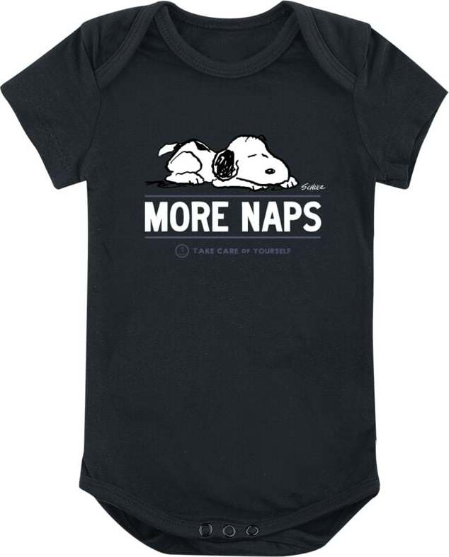 Peanuts Snoopy - More Naps body černá - Merchstore.cz Peanuts Snoopy - More Naps body černá - Merchstore.cz