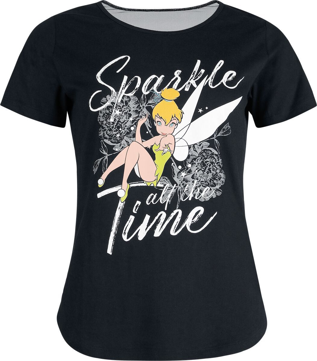 Peter Pan Tinker Bell - Sparkle Time Dámské tričko černá - Merchstore.cz Peter Pan Tinker Bell - Sparkle Time Dámské tričko černá - Merchstore.cz