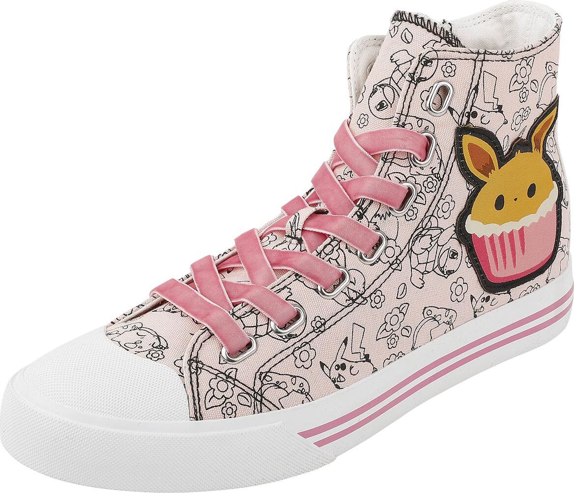 Pokémon Eevee - Cupcake tenisky ružová/bílá - Merchstore.cz Pokémon Eevee - Cupcake tenisky ružová/bílá - Merchstore.cz
