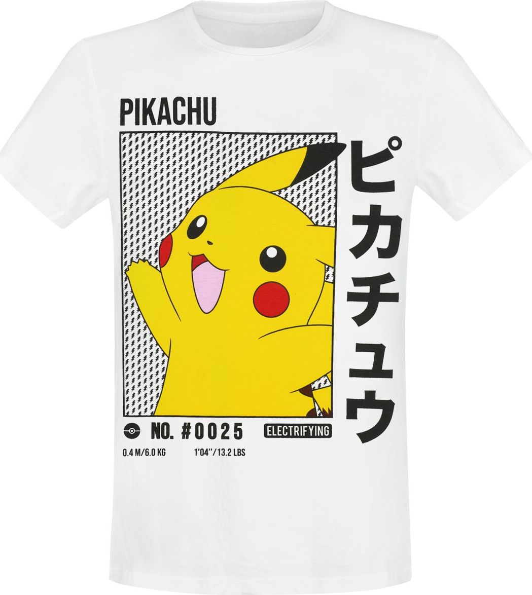 Pokémon Pikachu Tričko bílá - Merchstore.cz Pokémon Pikachu Tričko bílá - Merchstore.cz