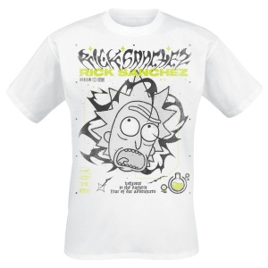 Rick And Morty Darkest Year Tričko bílá - Merchstore.cz