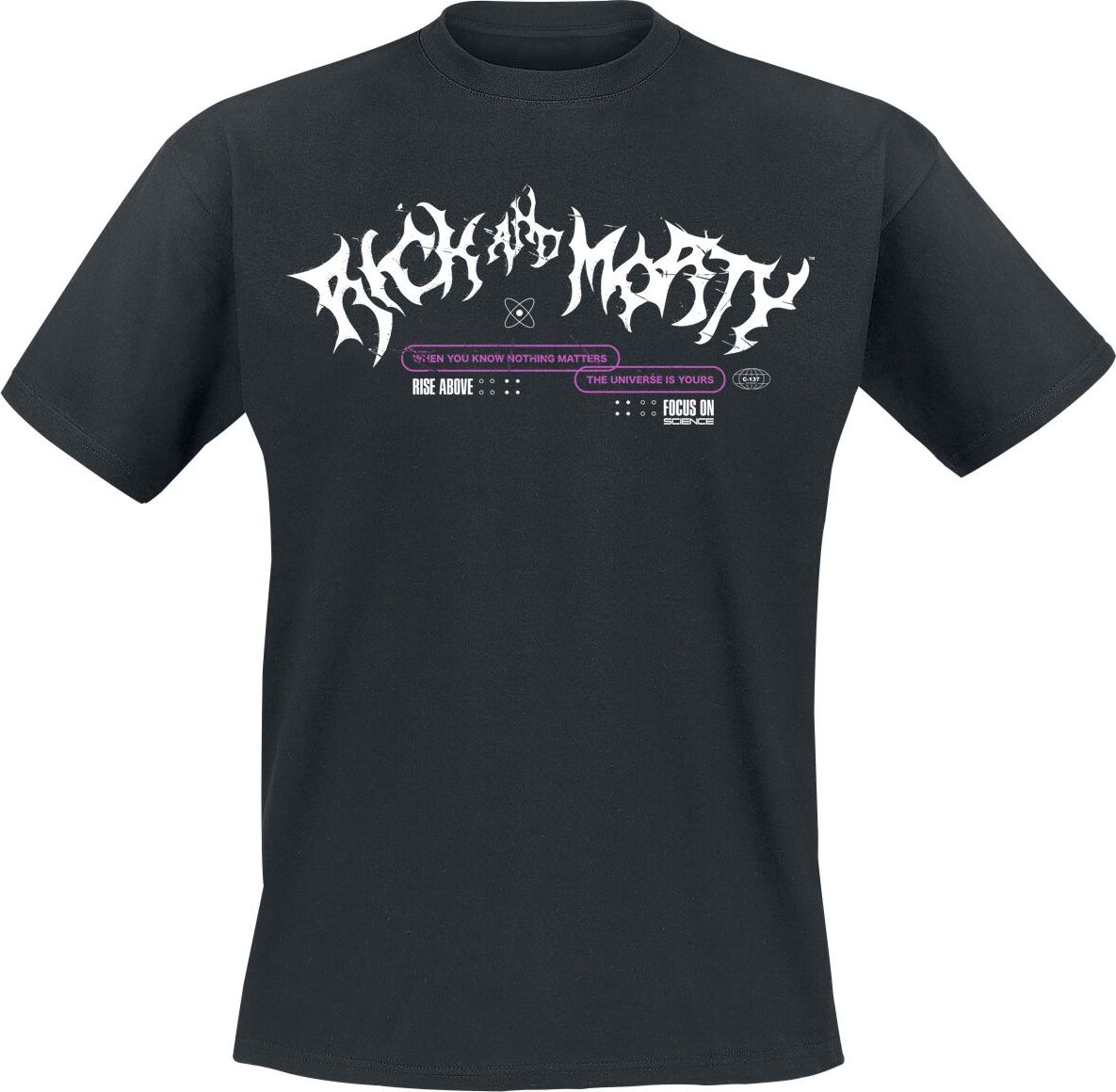 Rick And Morty Multiverse Tričko černá - Merchstore.cz Rick And Morty Multiverse Tričko černá - Merchstore.cz