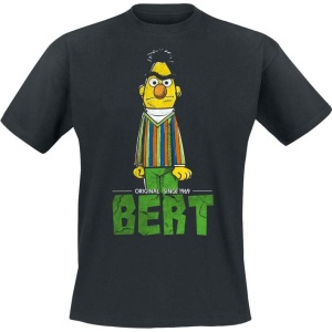 Sesame Street Bert Tričko černá - Merchstore.cz