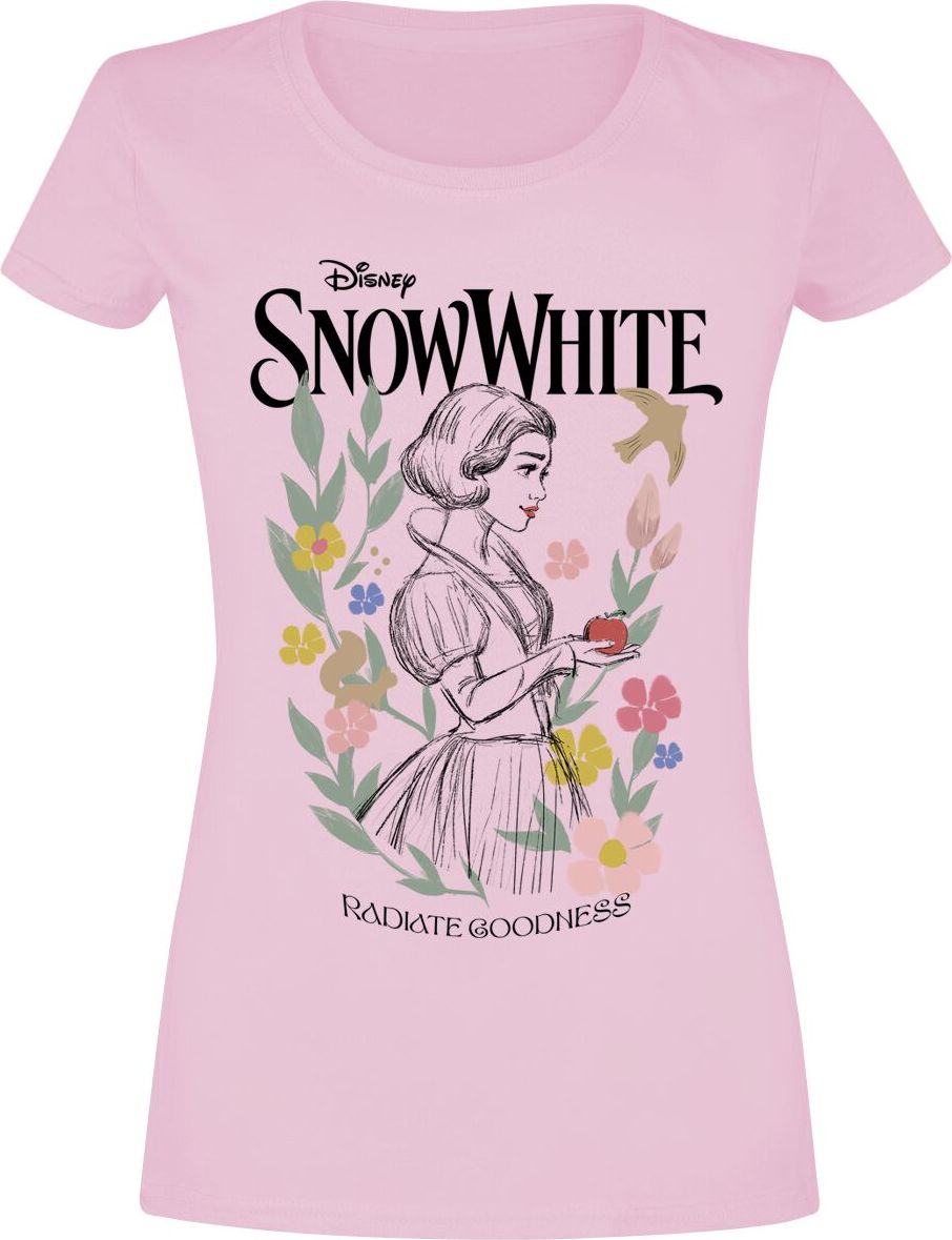 Sněhurka a sedm trpaslíků Radiate Godness Dámské tričko světle růžová - Merchstore.cz Sněhurka a sedm trpaslíků Radiate Godness Dámské tričko světle růžová - Merchstore.cz
