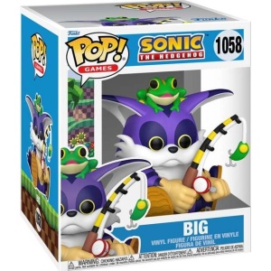 Sonic The Hedgehog Vinylová figurka č.1058 Big the Cat with Froggy (Super Pop!) Sberatelská postava vícebarevný - Merchstore.cz