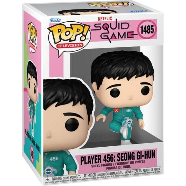 Squid Game Vinylová figurka č.1485 Player 456: Seong Gi-Hun Sberatelská postava vícebarevný - Merchstore.cz