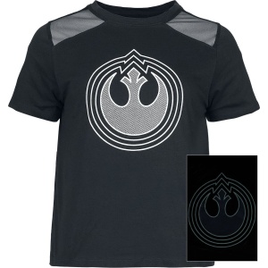 Star Wars Rebel Logo Dámské tričko černá - Merchstore.cz